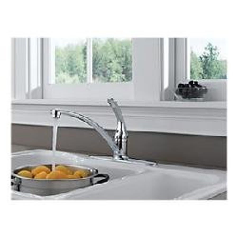 Foundations® Kitchen Faucet, Deck Mount, ADA, 1 Lever Handle, 3-Hole, Chrome