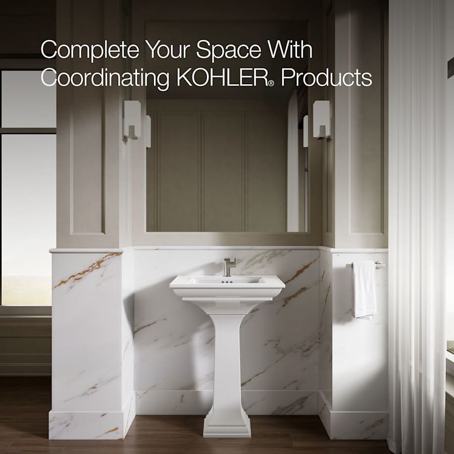 Memoirs Fireclay Pedestal Bathroom Sink - Less Pedestal and Legs