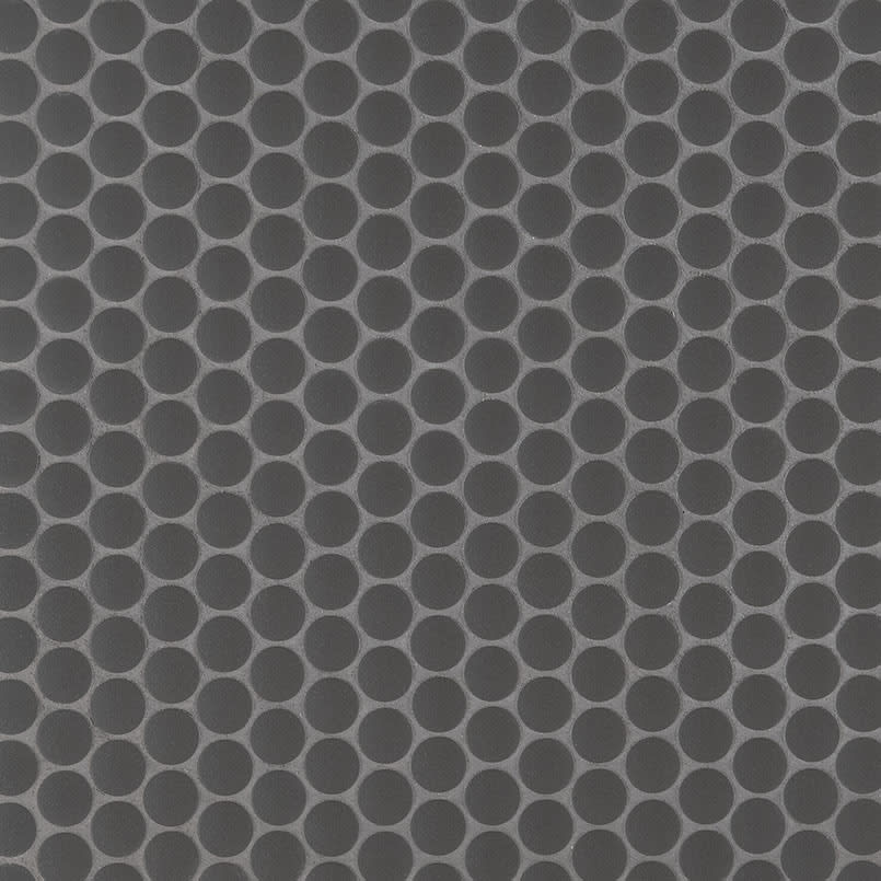 Penny Round Nero 6mm Matte