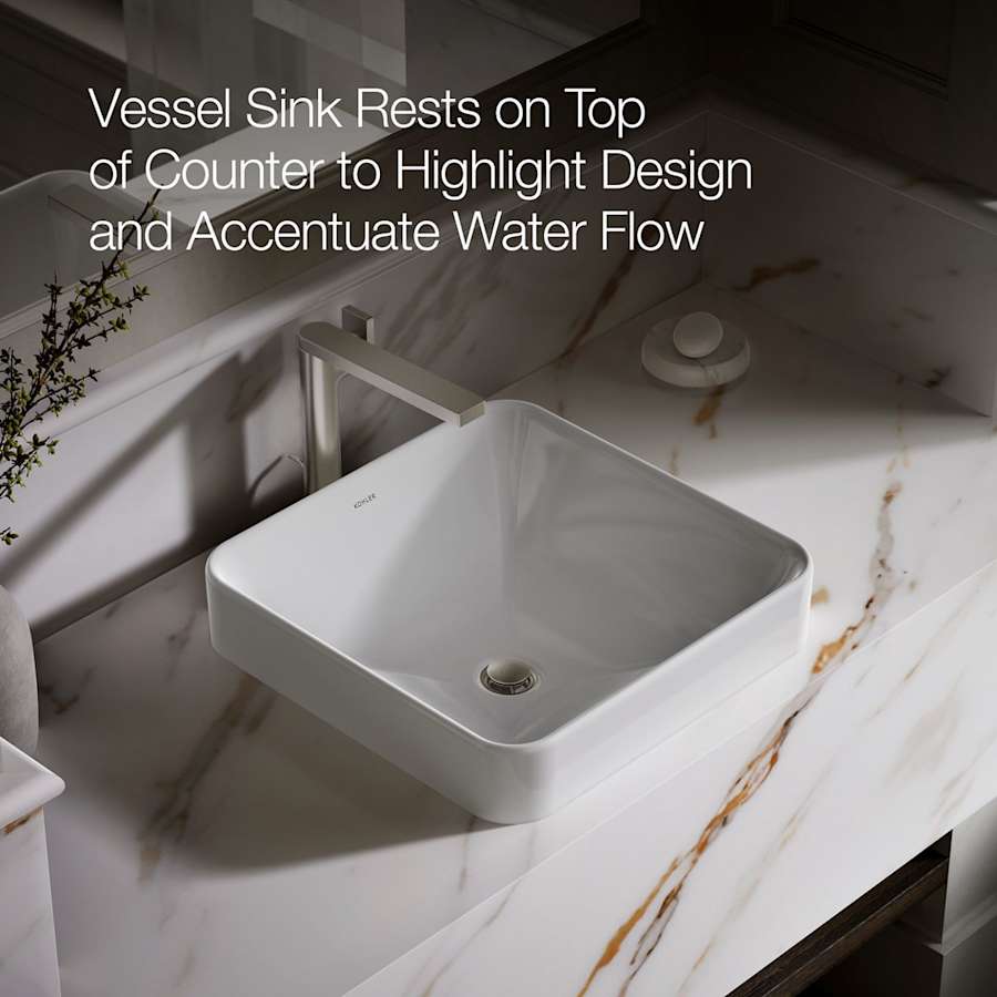Vox 16-3/4" Vessel Sink with Overflow