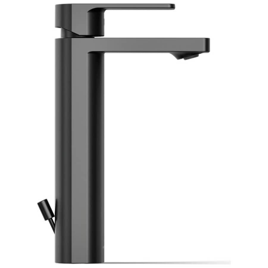 Parallel 0.5 GPM Single Hole Bathroom Faucet with Pop-Up Drain Assembly