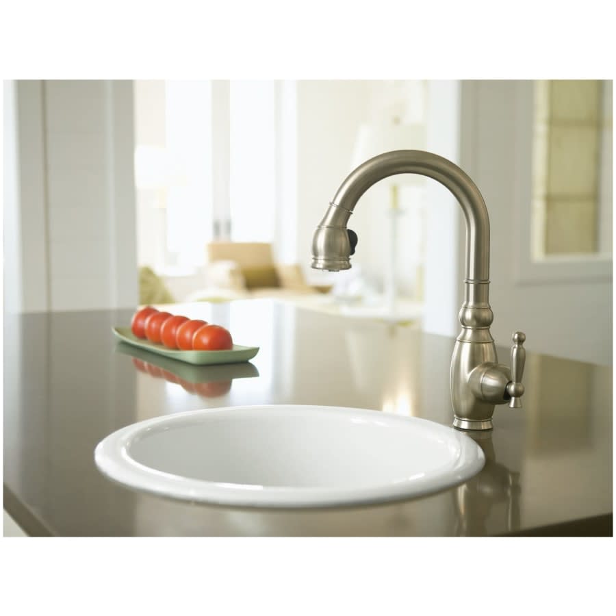 Porto Fino 18-1/2" Undermount Single Basin Cast Iron Bar Sink