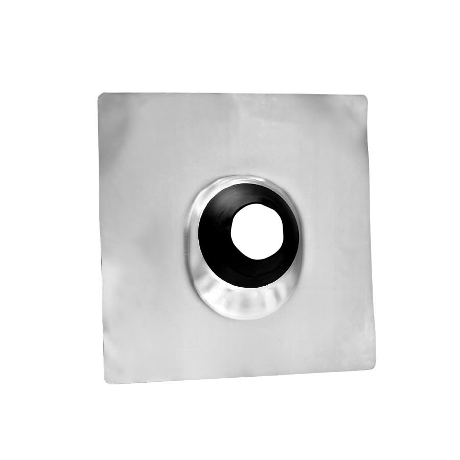 No-Calk® 4 in Galvanized Roof Flashing 18 x 18 in Base