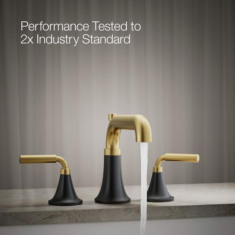 Tone Deck Mounted Roman Tub Filler with Built-In Diverter
