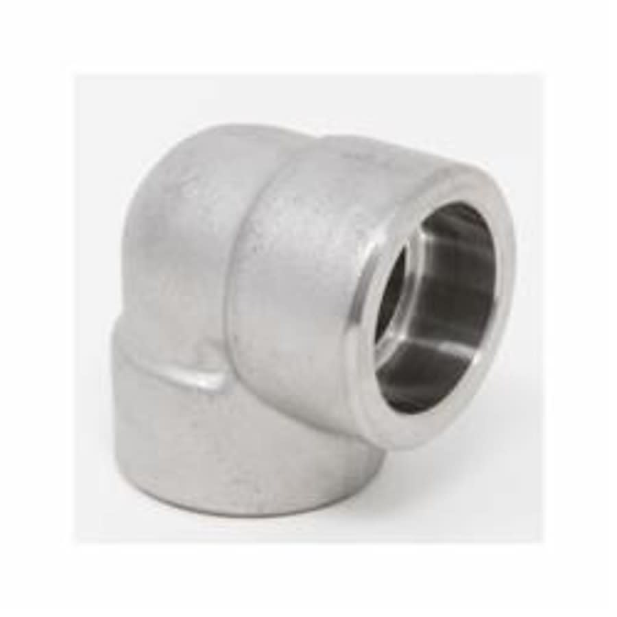 90 deg Elbow, 1 in, Socket Weld, 304/304L Stainless Steel, 3000 lb