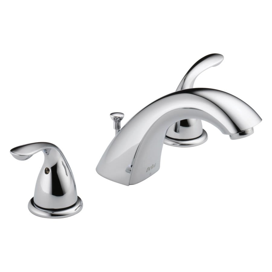 Classic Widespread Lavatory Faucet, ADA, 2 Handle, 3-Hole, 1.2 gpm, Chrome