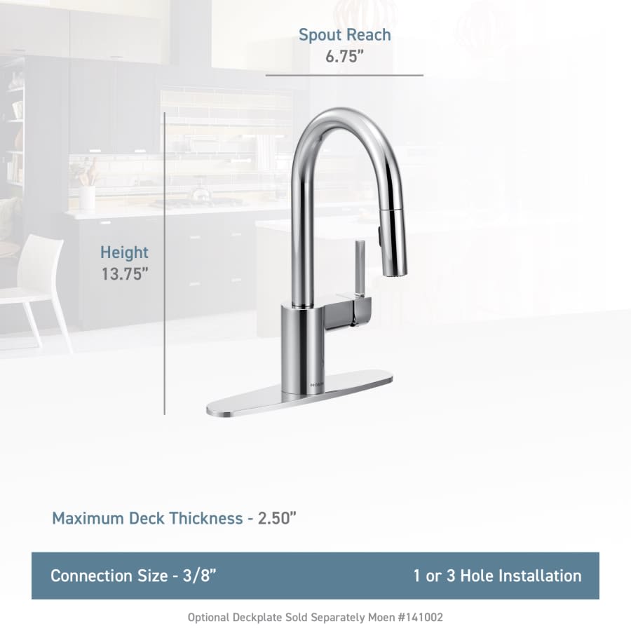 Align 1.5 GPM Single Hole Pull Down Bar Faucet with Reflex and Duralast Technology