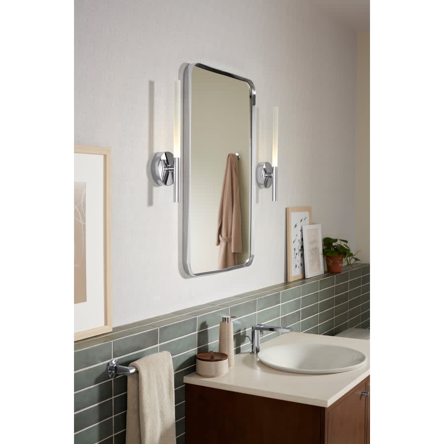 Essential 22-1/16" W x 34-1/16" H Rectangular Framed Bathroom Mirror