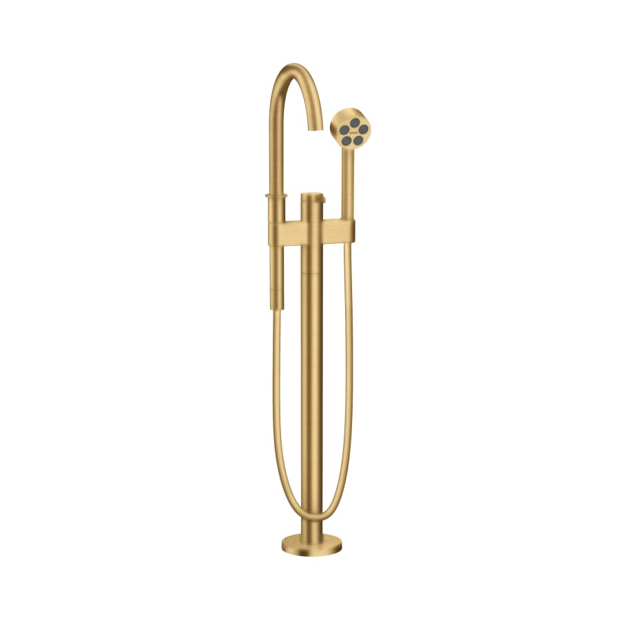 Axor One Floor Mounted Tub Filler with 1.75 GPM Handshower Less Rough In - Engineered in Germany, Limited Lifetime Warranty