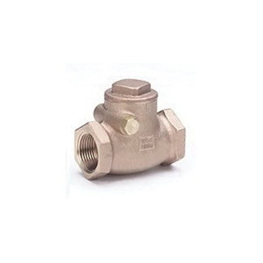 Swing Check Valve, 1-1/2 in, FNPT, Bronze