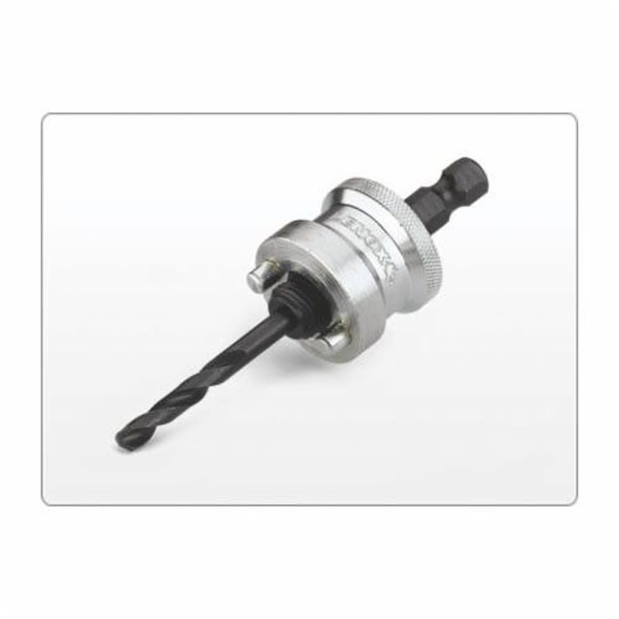 Standard Hole Saw Arbor, 1/2 in, 1/4 in, Pilot Drill, Steel