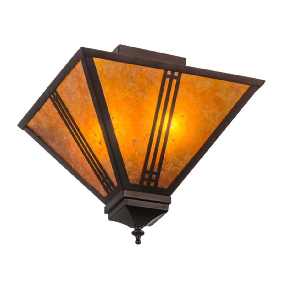Prairie Loft 2 Light 19" Wide Semi-Flush Ceiling Fixture