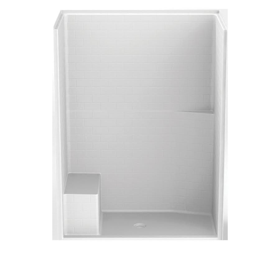 Everyday Shower Stall, Acrylic, White