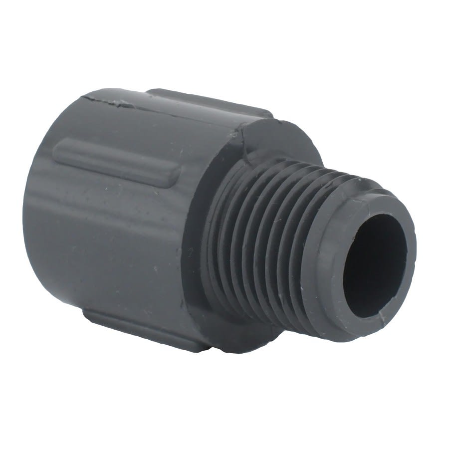 Male Adapter, 2-1/2 in, Socket x MNPT, SCH 80/XH, PVC