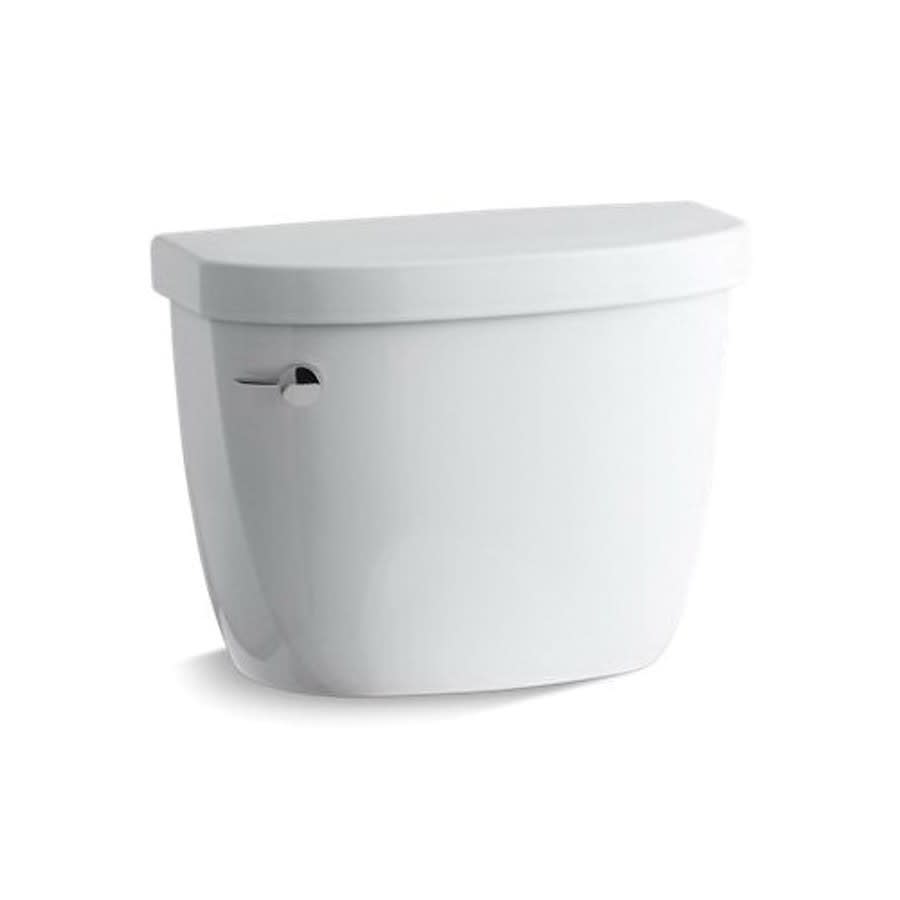 Cimarron® Toilet Tank, Bowl Mount, Left Hand Lever, 1.28 gpf, White