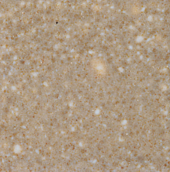 Keystones Mottled Medium Brown Hexagon 1X1 Matte