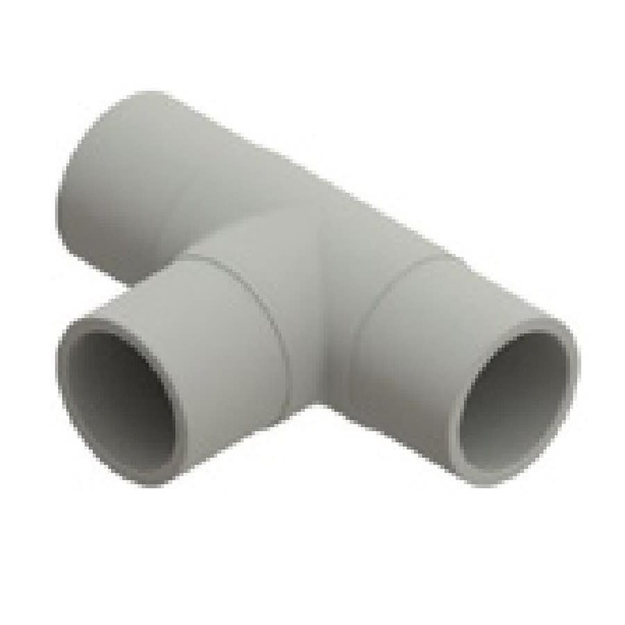 Tee, 6 in, Butt Weld Fusion, PP-RCT