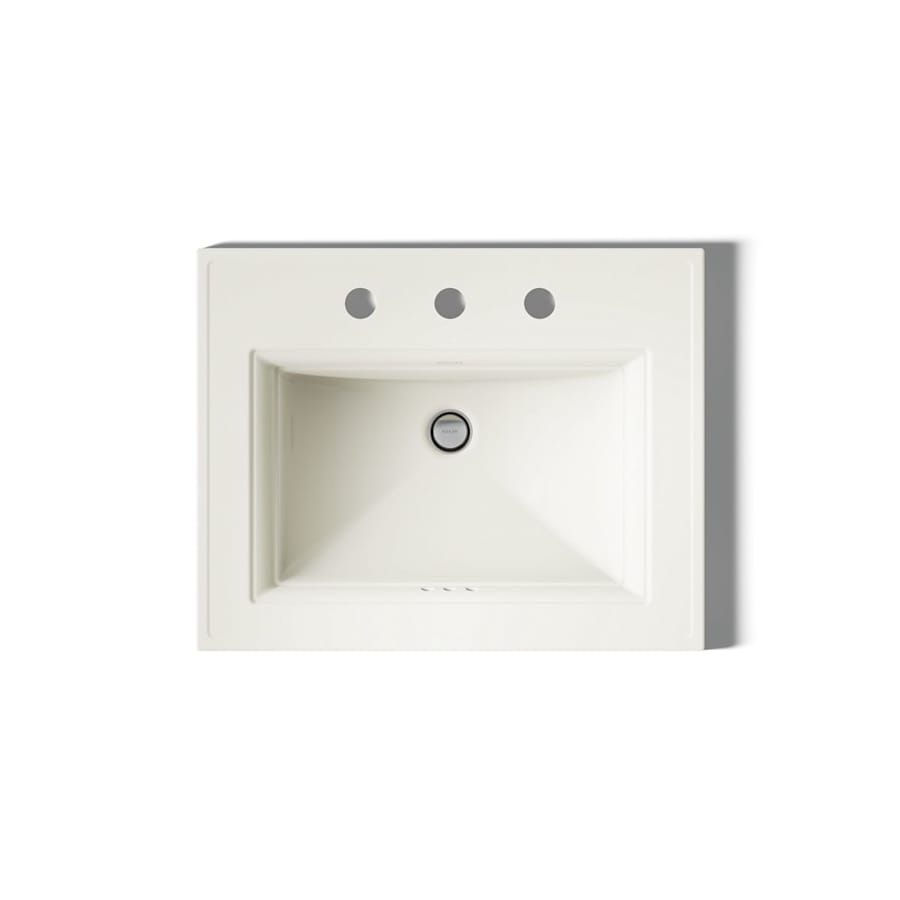 Memoirs Stately 17" Drop In Bathroom Sink with 3 Holes Drilled and Overflow
