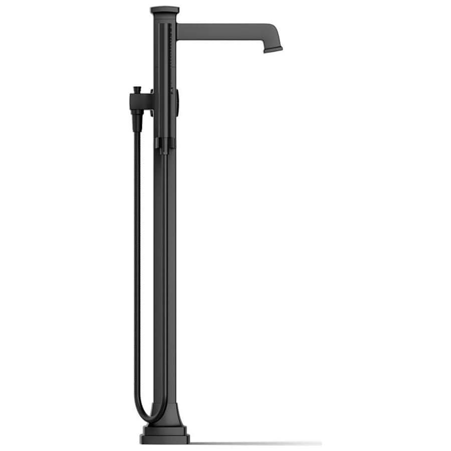 Riff Floor Mounted Tub Filler with Built-In Diverter - Includes Hand Shower