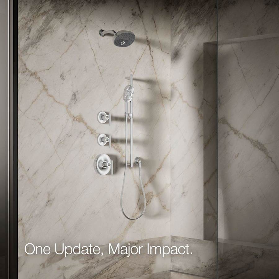 Statement 2.5 GPM Multi Function Shower Head with MasterClean Sprayface and Katalyst Air Induction Technology