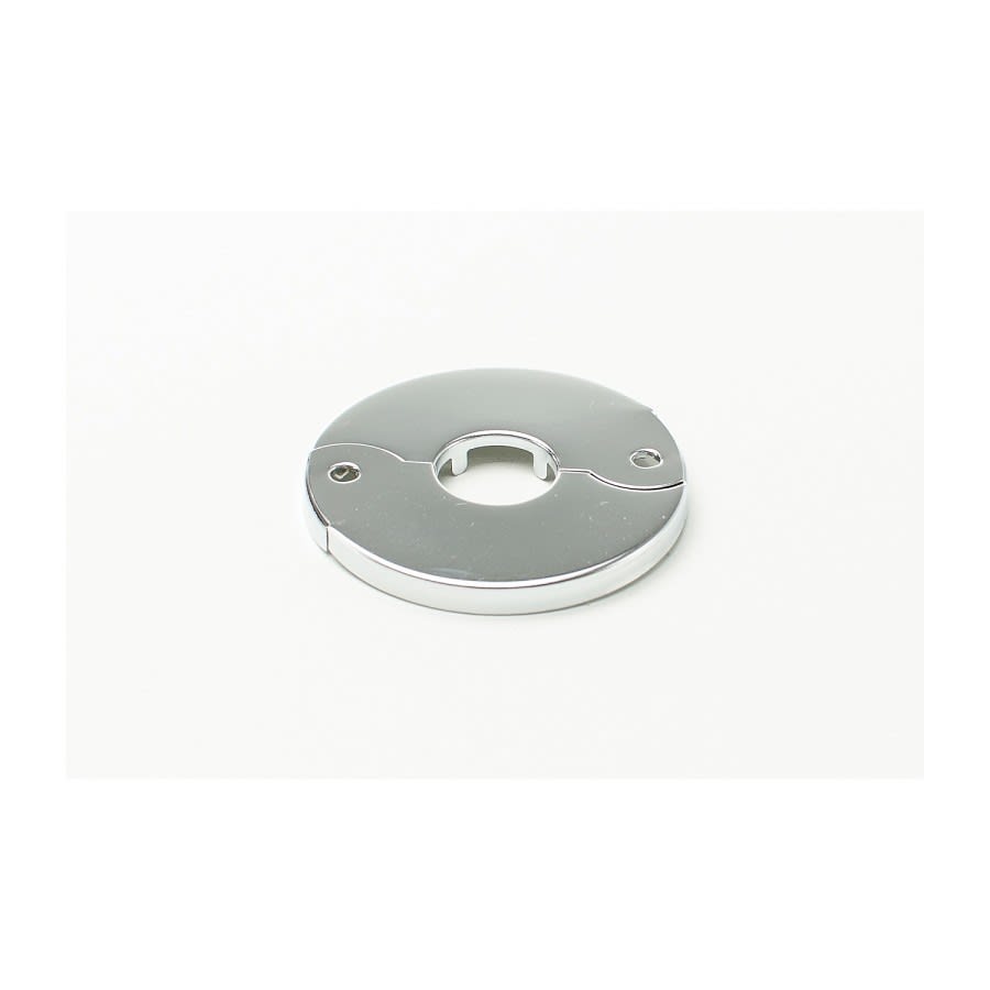 Economy F&C Split Ring Escutcheon, 7/8 in OD (1/2 in IPS & 3/4 in CTS), Polished Chrome