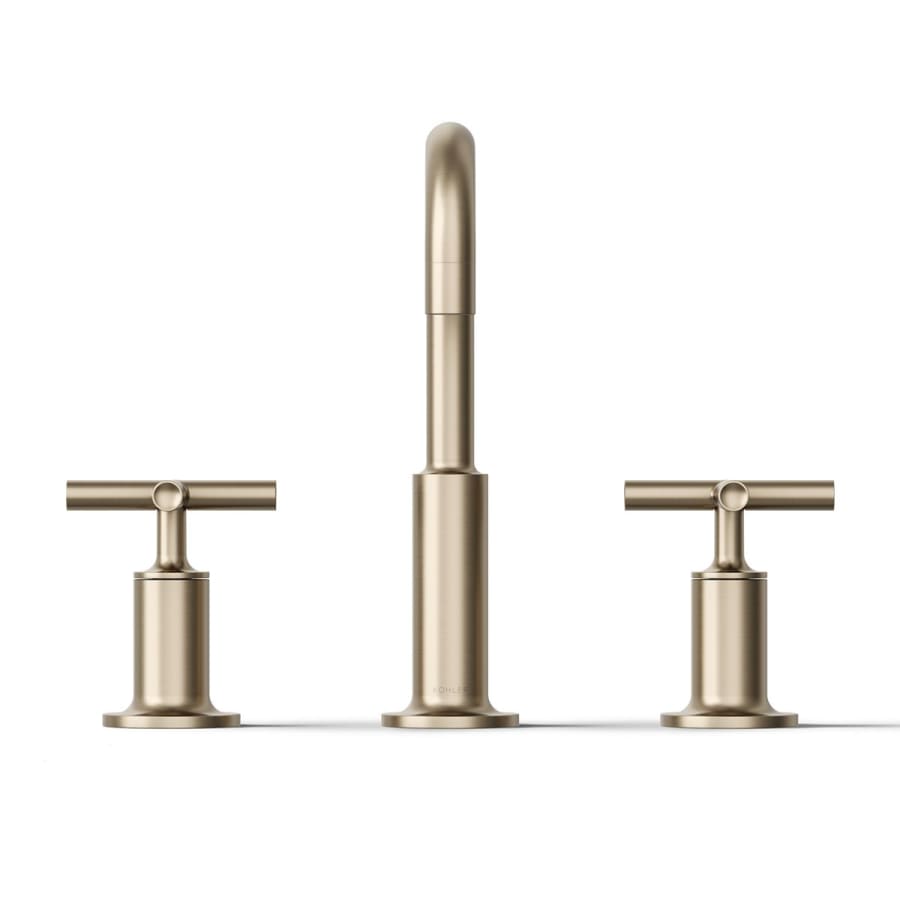 Purist 1.2 GPM Widespread Bathroom Faucet with Pop-Up Drain Assembly