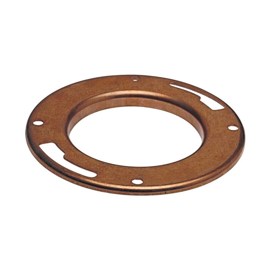 DWV Closet Flange, 4 x 3 in, C, Bronze