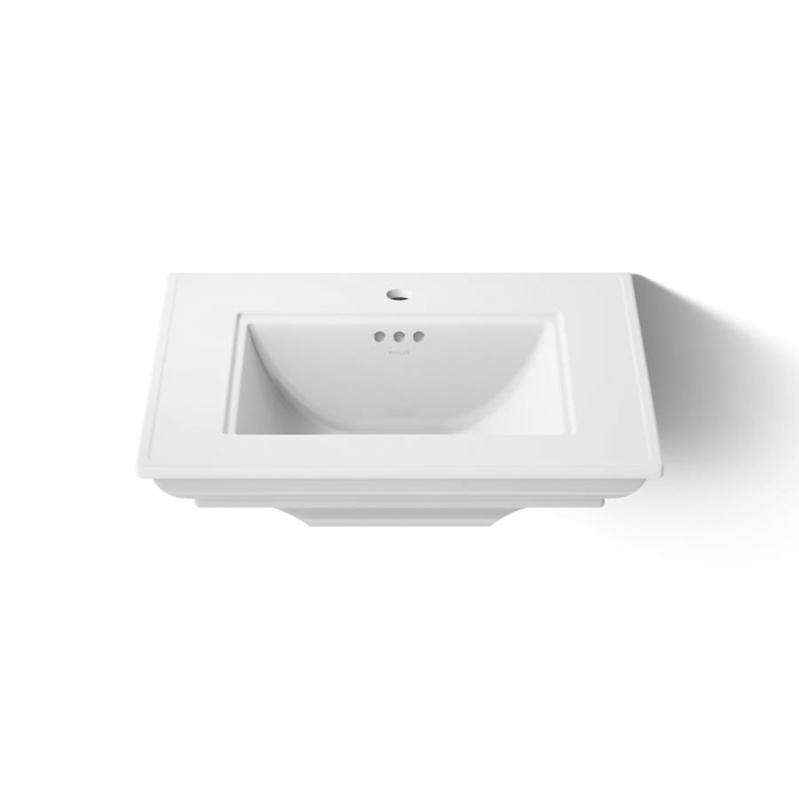 Memoirs Fireclay Pedestal Bathroom Sink - Less Pedestal and Legs