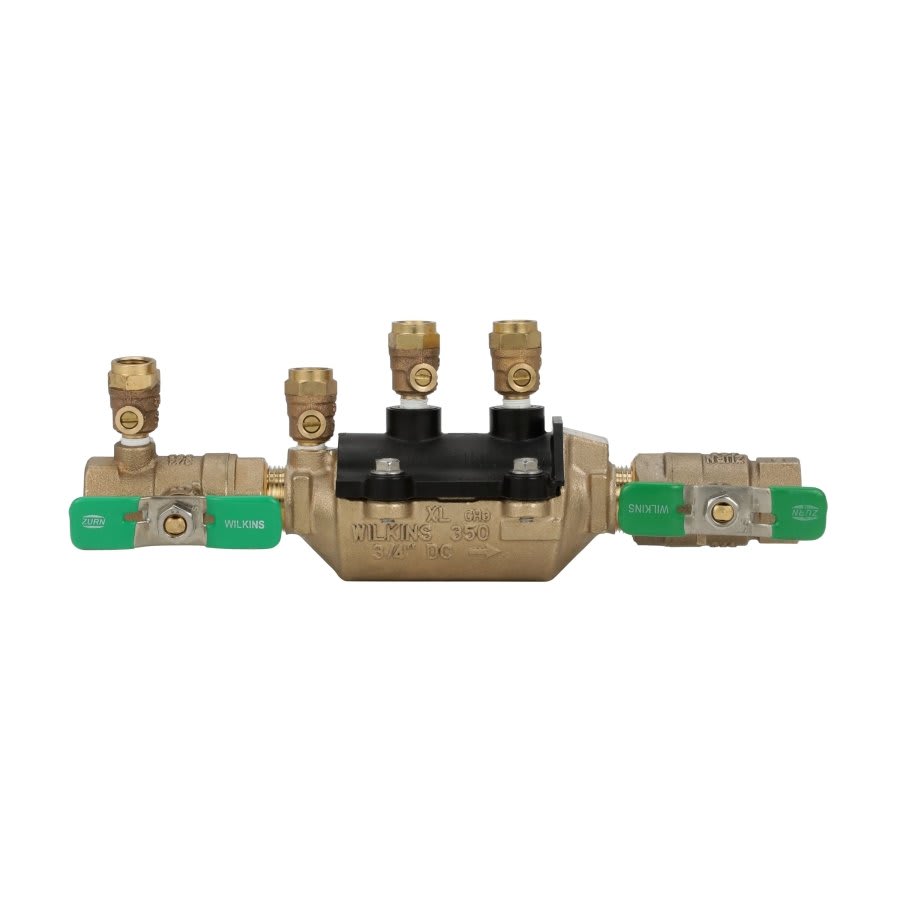 350XL Double Check Backflow Preventer, 3/4 in, FNPT, Bronze