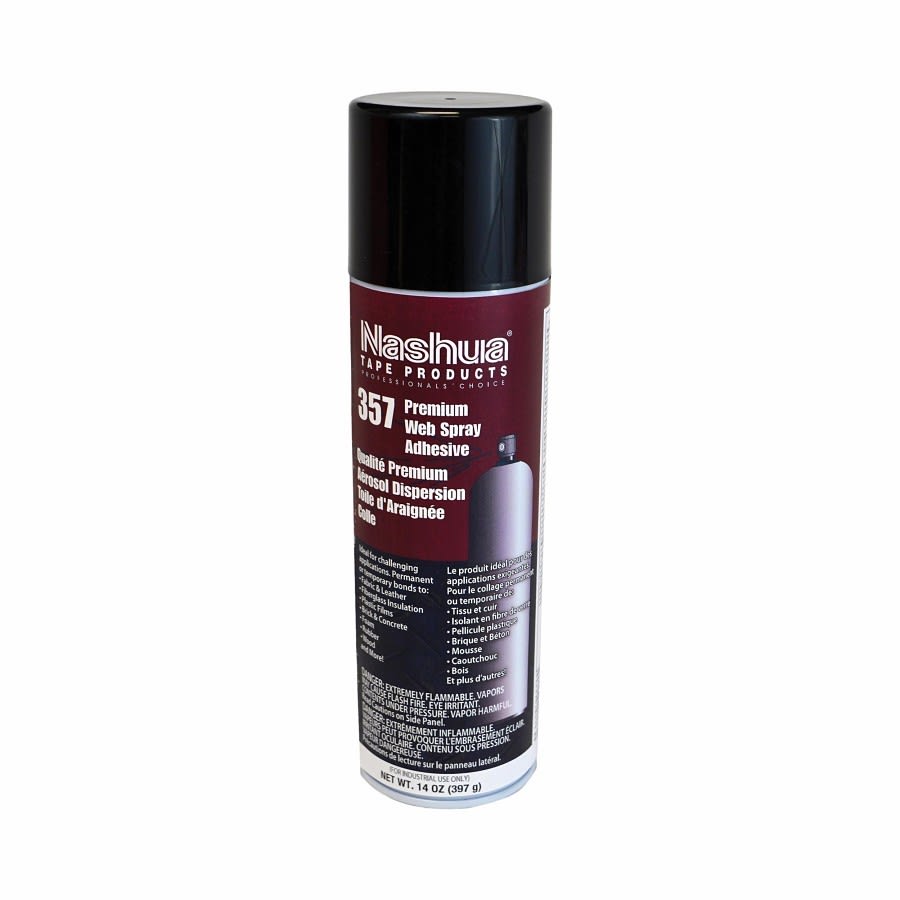 357 Adhesive, 14 oz, Water White, For Spray Adhesive