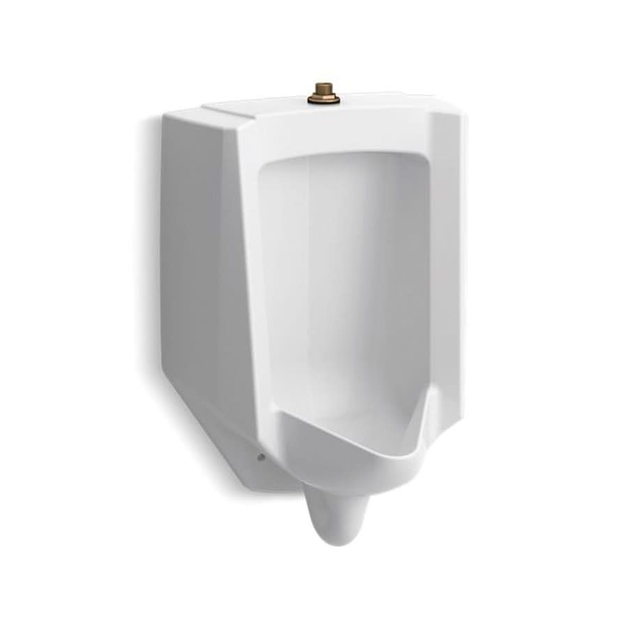 Bardon™ Flat Back Urinal, ADA, Top Spud, 0.125/1 gpf, White