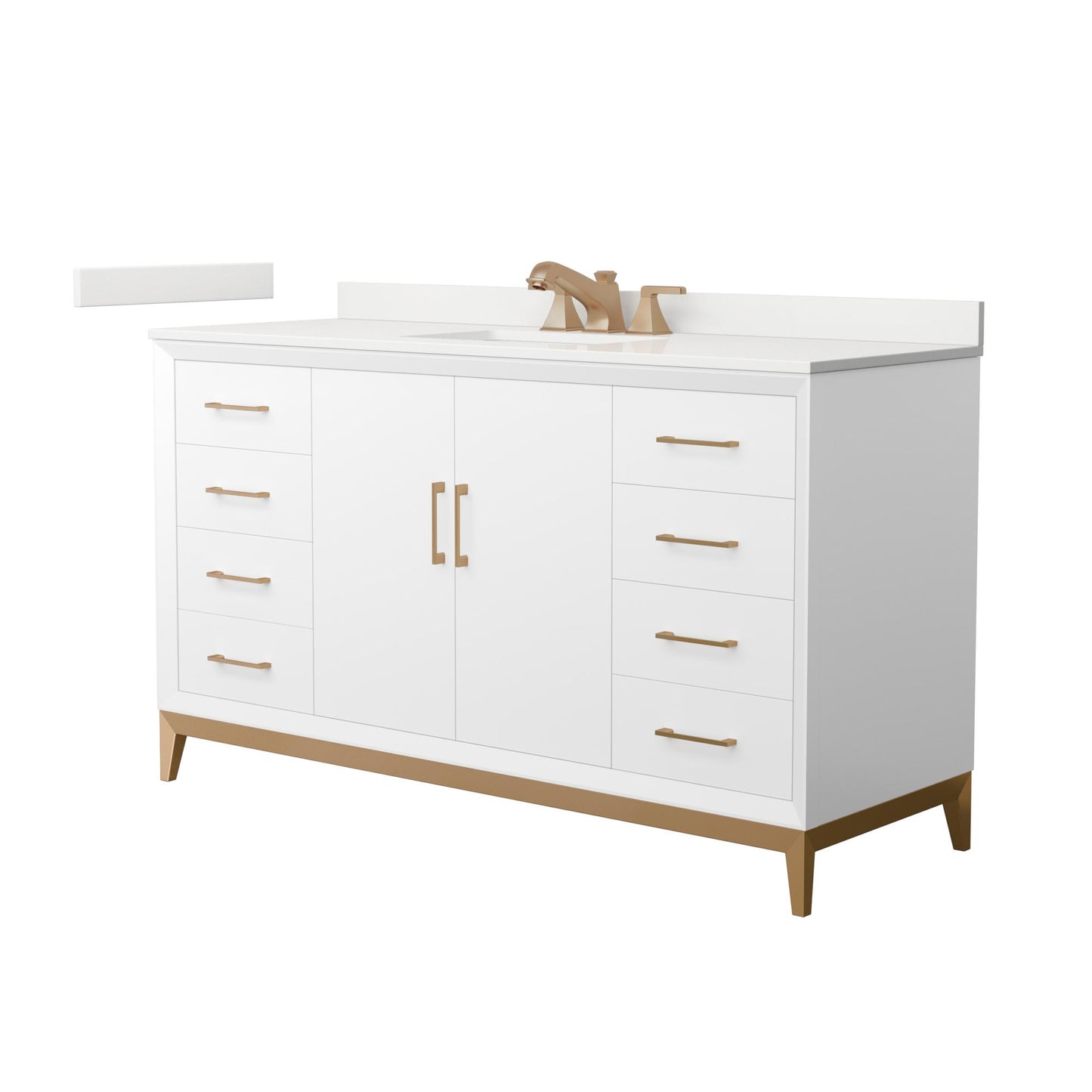 Amici Single Bathroom Vanity - 60W x 35.25H x 22D
