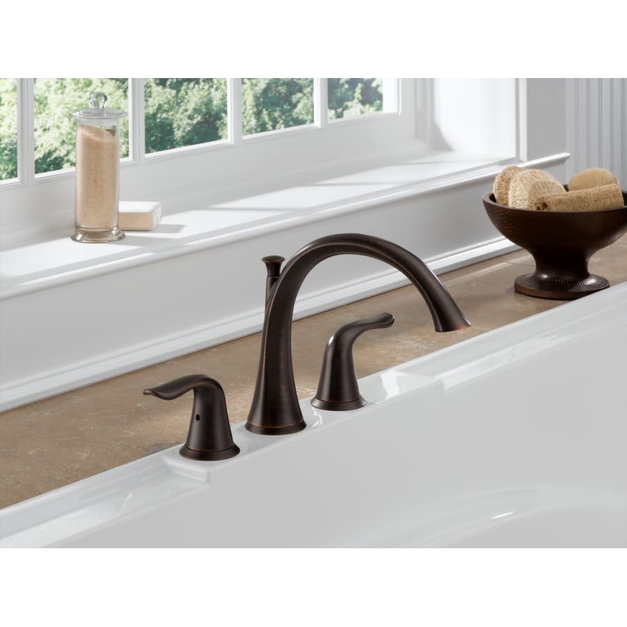 Lahara Deck Mounted Roman Tub Filler Trim