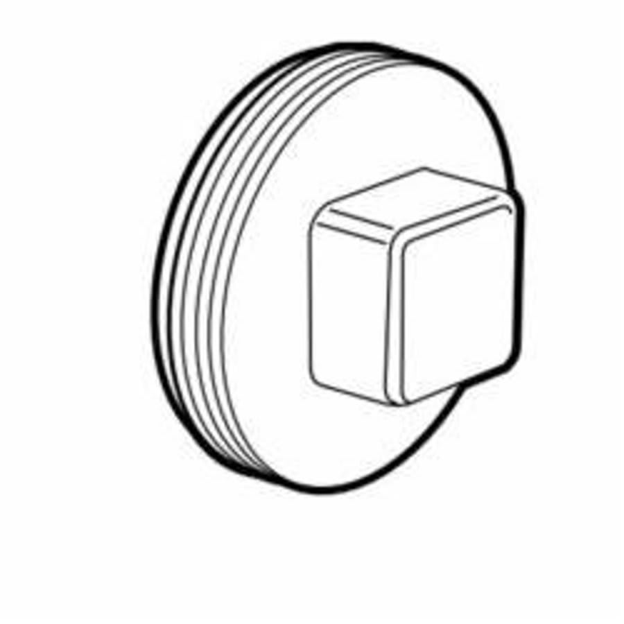 DWV Plug, 4 in, MNPT, ABS