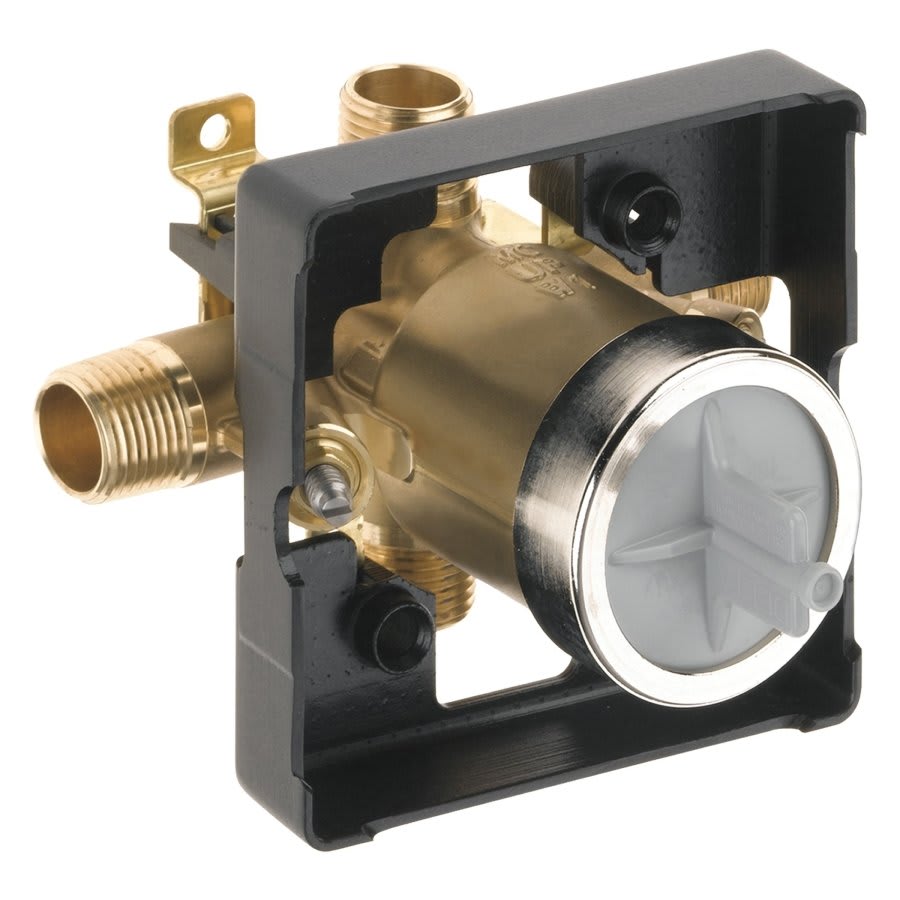 Universal Tub and Shower Rough-In Valve Body, Forged Brass Body