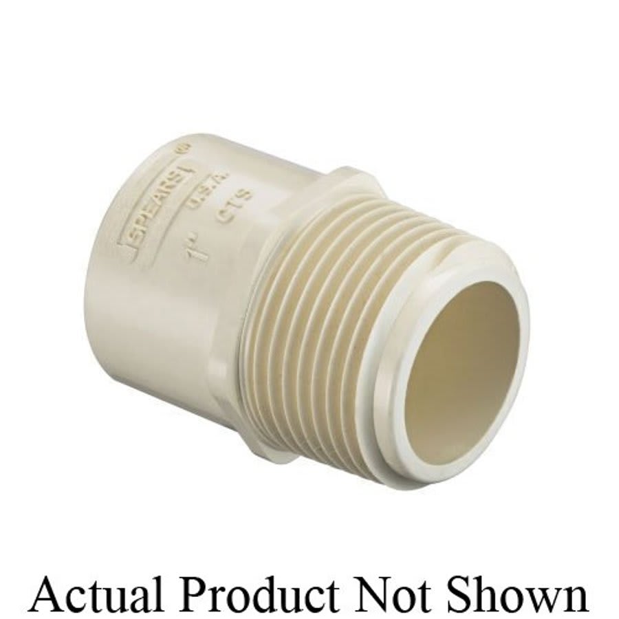 Male Adapter, 2 in, Socket x MNPT, SCH 40/STD, CPVC