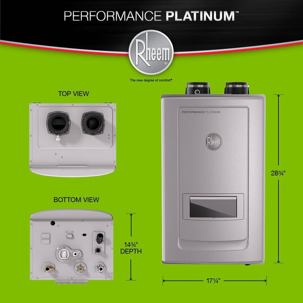 Performance Platinum 11 GPM High Efficiency Indoor Recirculating Natural Gas Tankless Water Heater