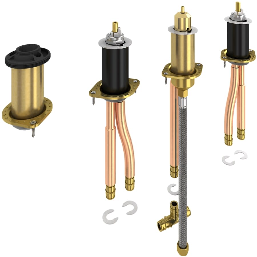 PEX Cold Expansion - Roman Tub Filler Rough-In Valve with Handshower Connection