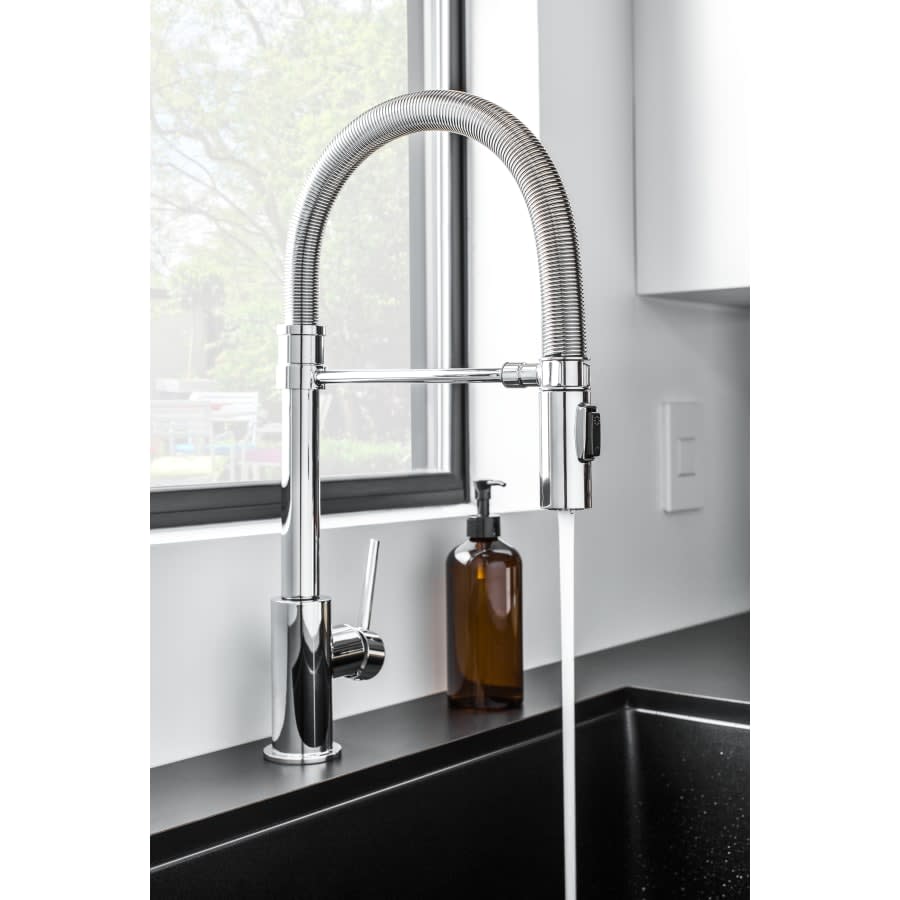 Trinsic 1.8 GPM Single Hole Pre-Rinse Pull Down Kitchen Faucet