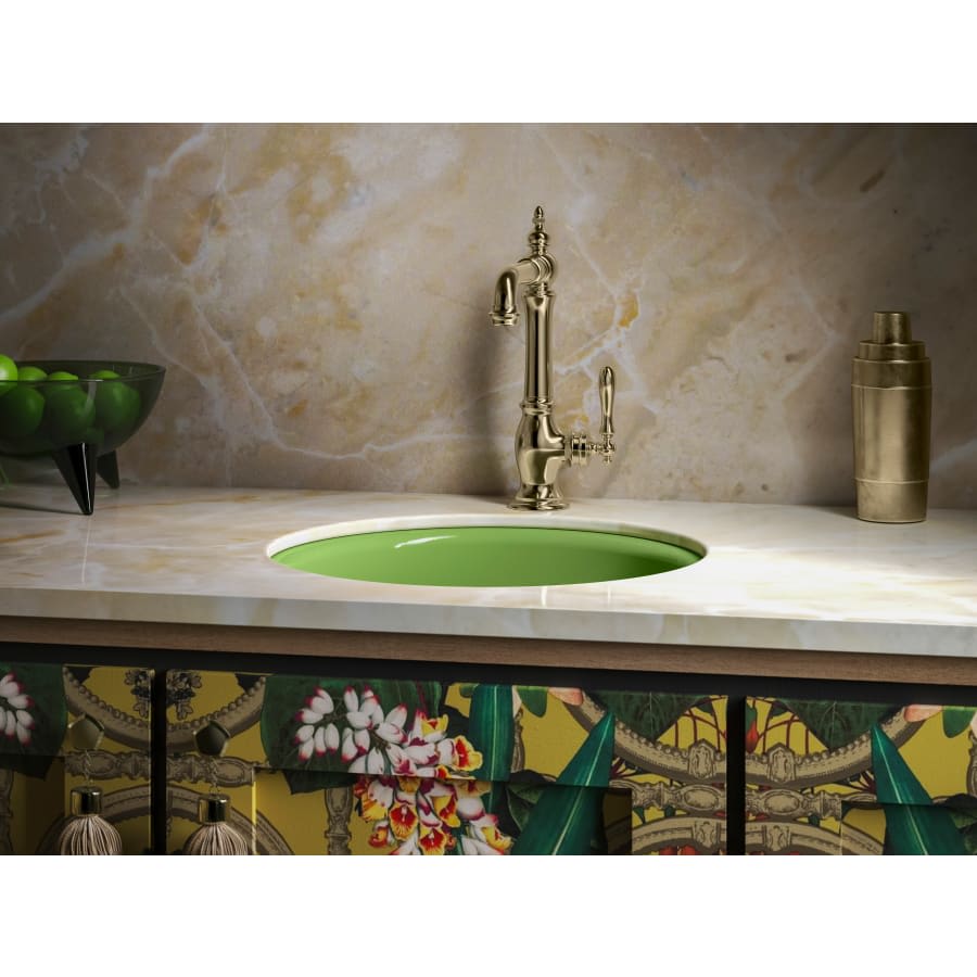 Porto Fino 18-1/2" Undermount Single Basin Cast Iron Bar Sink