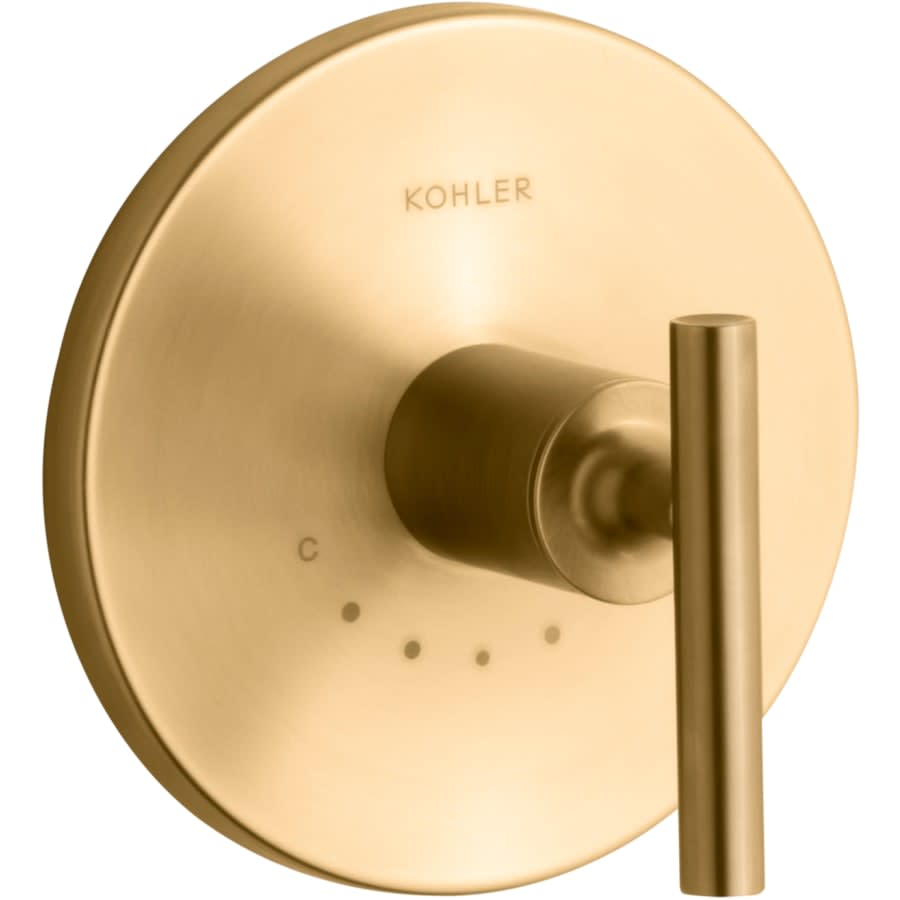 Purist Thermostatic Valve Trim Only with Single Lever Handle - Less Rough In