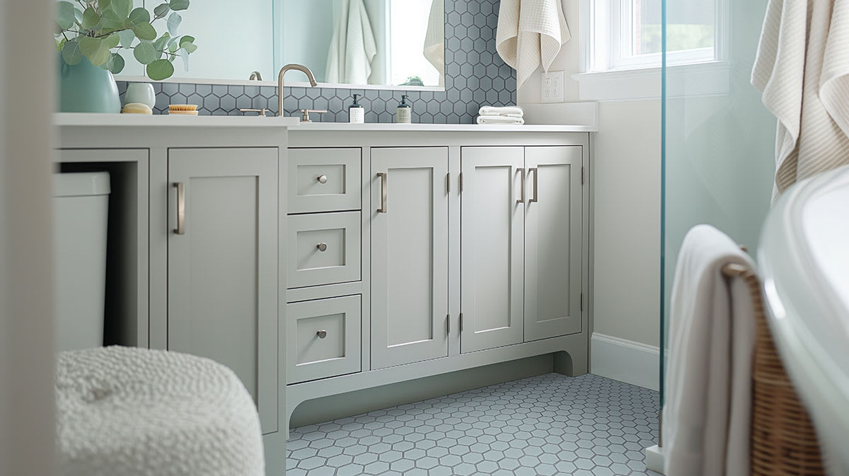 Cielo Azul Hexagon Glossy