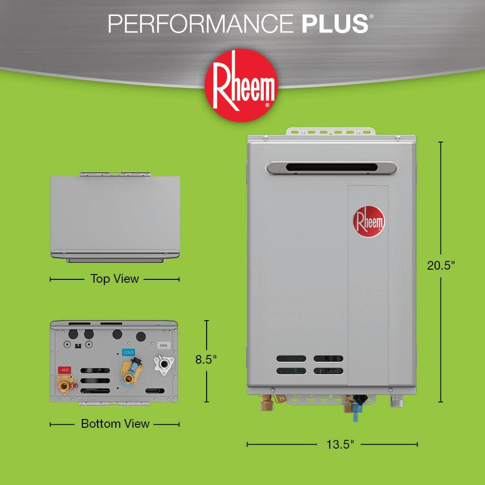 Performance Plus 9.5 GPM Smart Non-Condensing Outdoor Natural Gas Tankless Water Heater