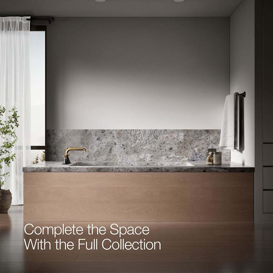 Tone Deck Mounted Roman Tub Filler with Built-In Diverter