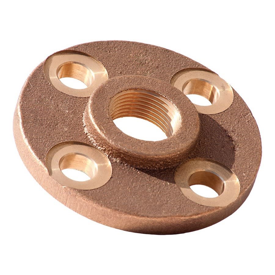 Companion Flange, 3/4 in, FNPT, 3-7/8 in OD, (4) 5/8 in Bolt Holes, 150 lb