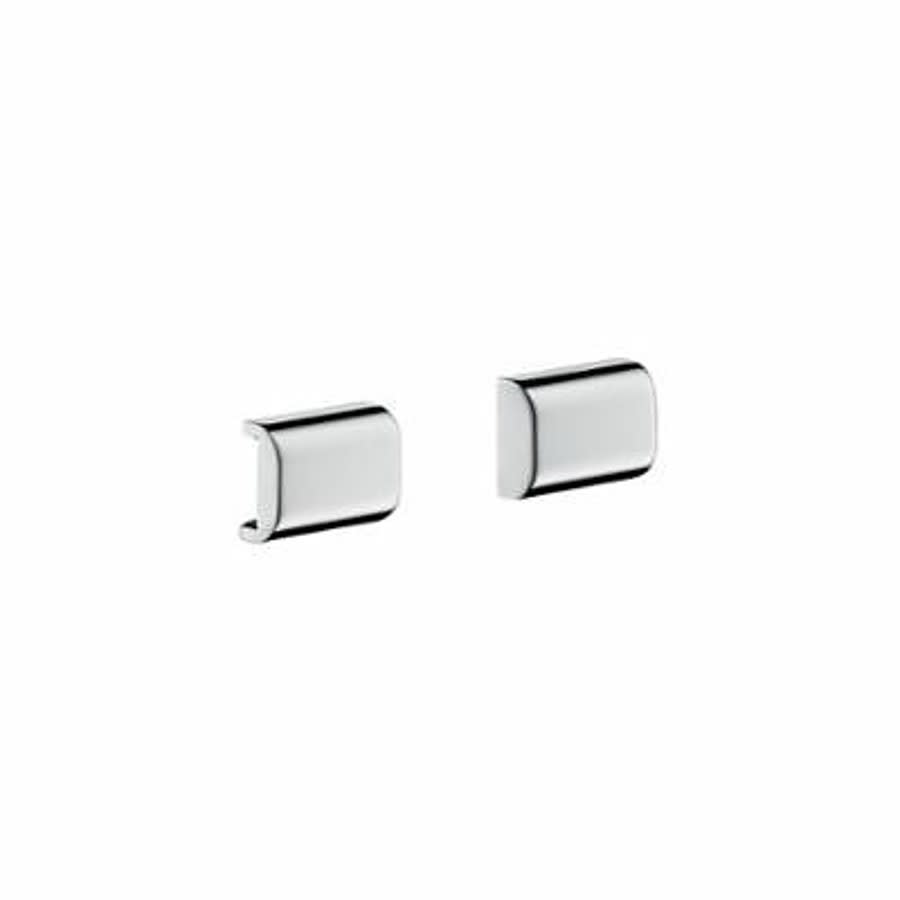 Universal EU Version Rail Back Cover, Metal, Polished Chrome