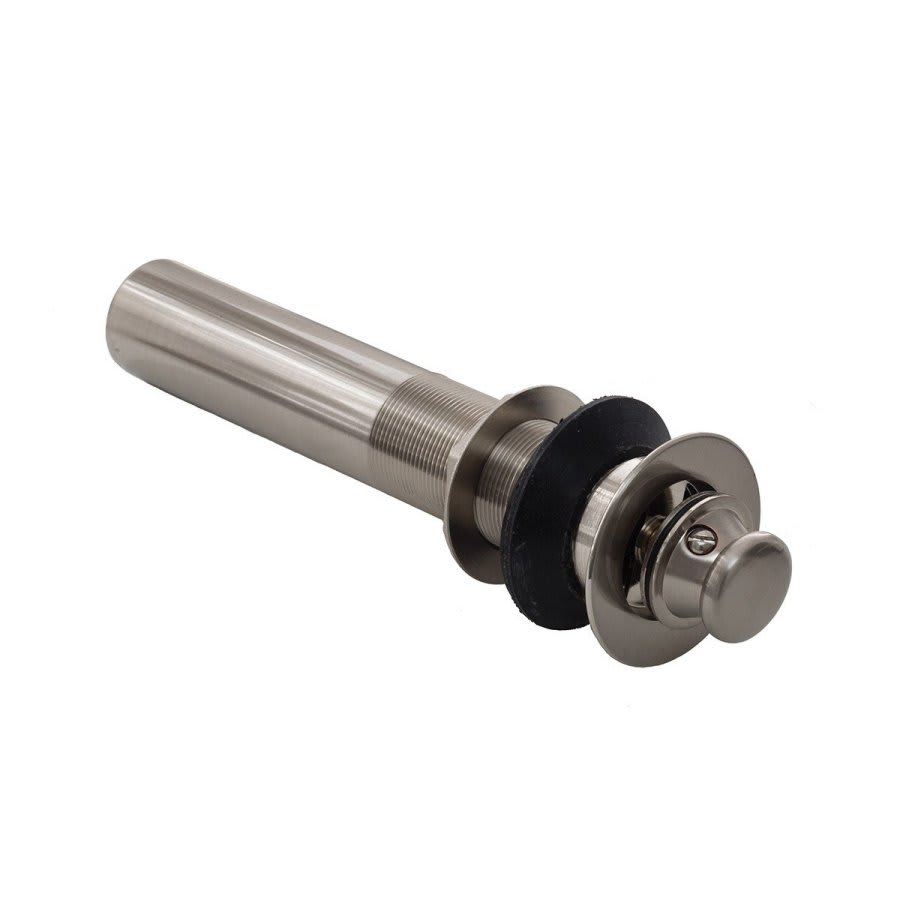 2-Piece Lift and Turn Lavoratory Drain With Overflow Holes, Polished Chrome