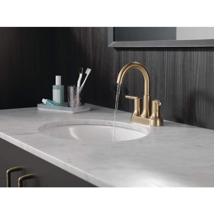 Trinsic 1.2 GPM Centerset Bathroom Faucet with Metal Push-Pop Drain Assembly