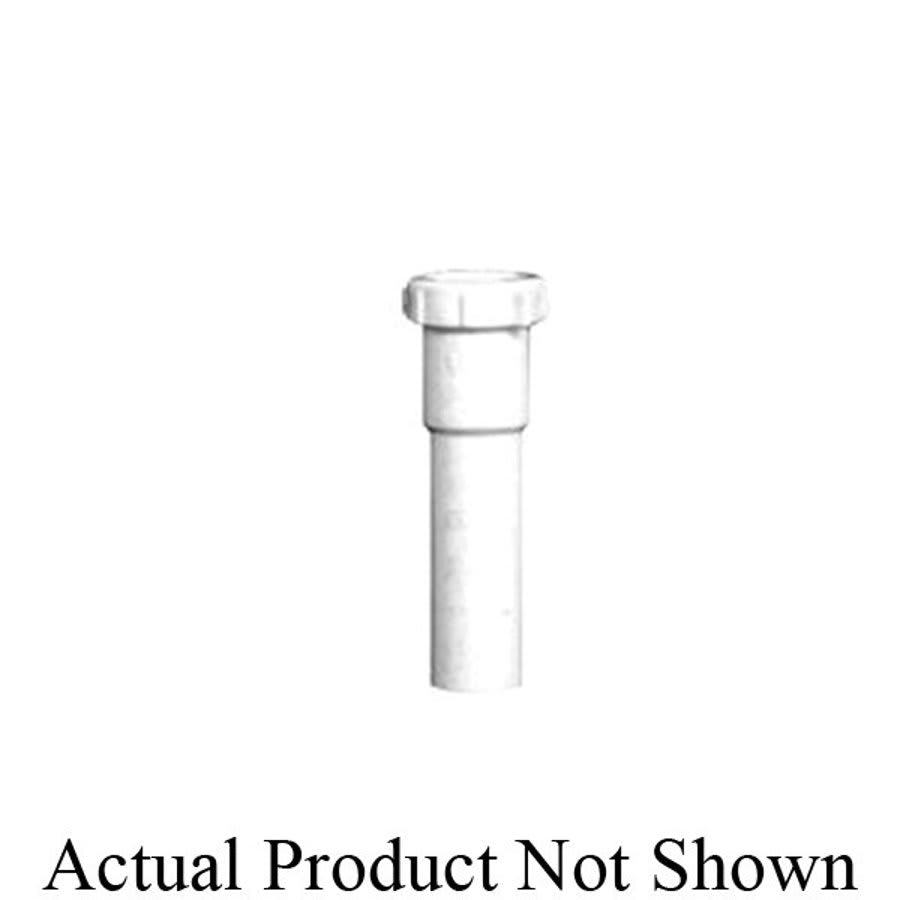 Tubular Extension, 1-1/2 in, Tube x Slip Joint, White