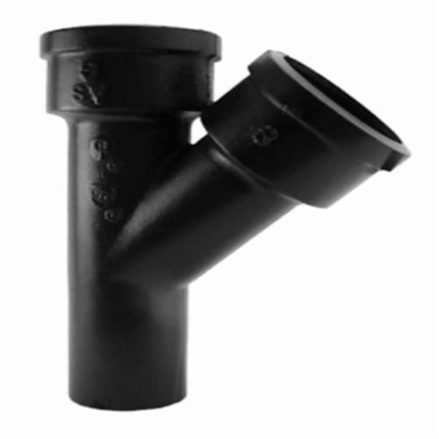Service Weight Wye, 6 x 3 in, Spigot x Hub x Hub, Cast Iron